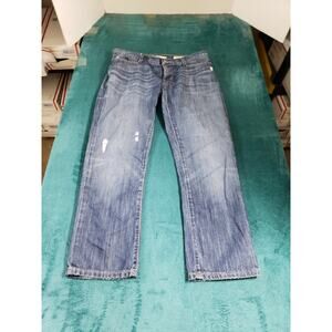 Gap Jeans Size 2 Womens Blue Cotton Denim Ladies Pants Mid Rise Cropped